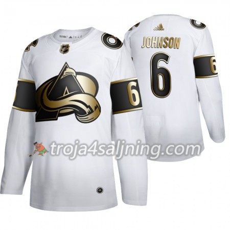 Colorado Avalanche tröja Erik Johnson 6 2019-2020 Adidas Golden Edition Vit Authentic - NHL Tröjor Herr Colorado Avalanche tröja Erik Johnson 6 2019-2020 Adidas Golden Edition Vit Authentic - NHL Tröjor Herr